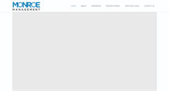 Desktop Screenshot of monroemanagement.com